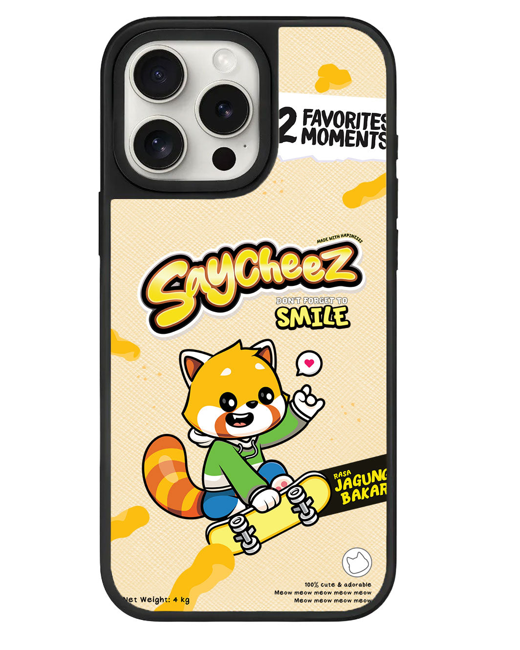 iPhone Leather Grip - Saycheez