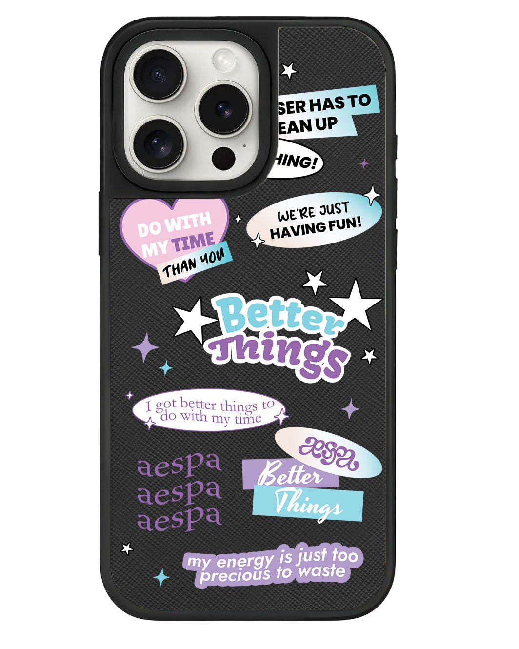 iPhone Leather Grip - Aespa Better Things