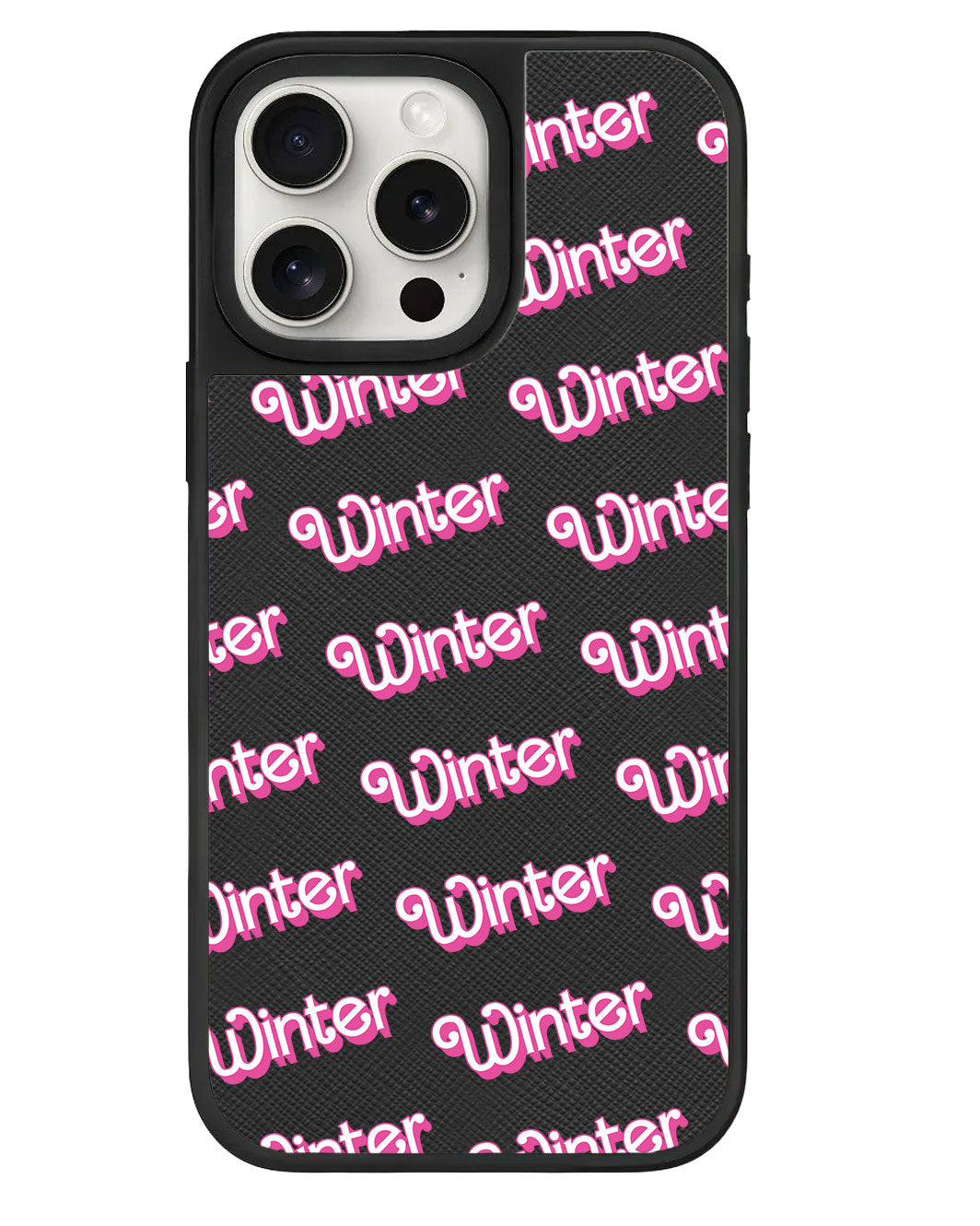 iPhone Leather Grip - Barbie Monogram