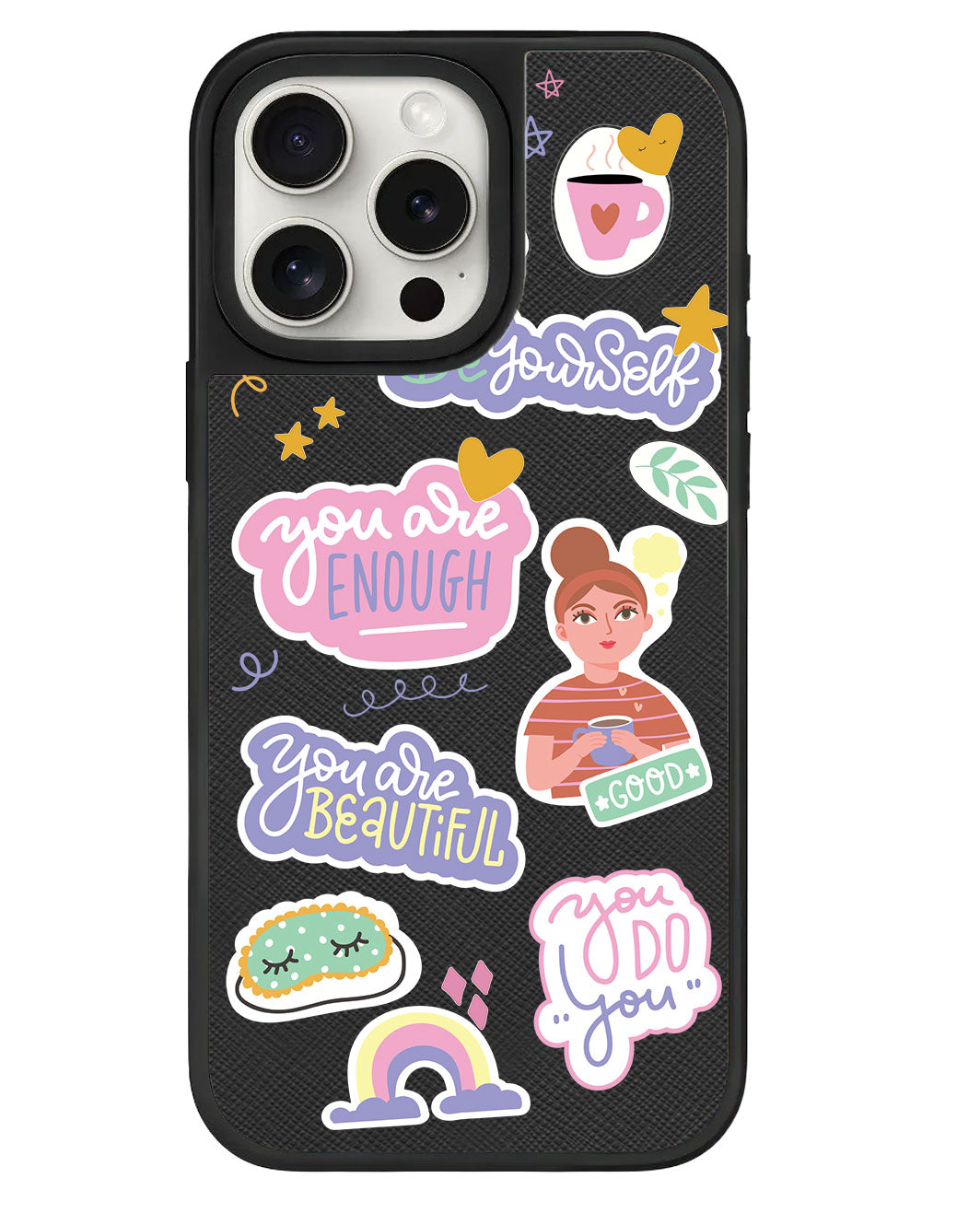 iPhone Leather Grip - Be Yourself