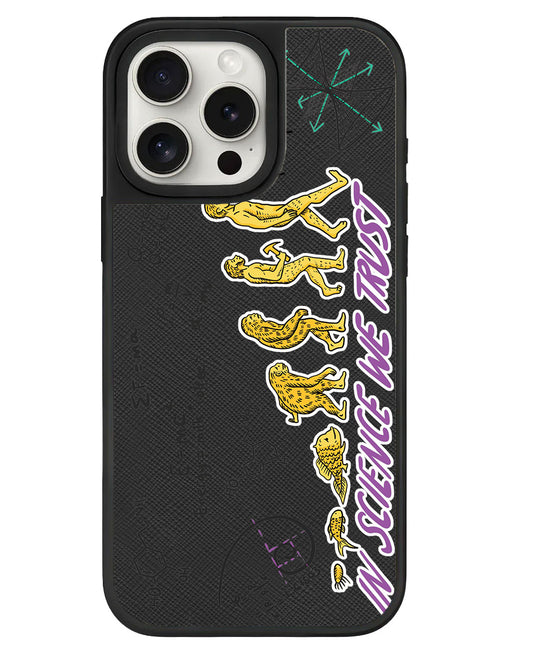 iPhone Leather Grip - Science 1.0