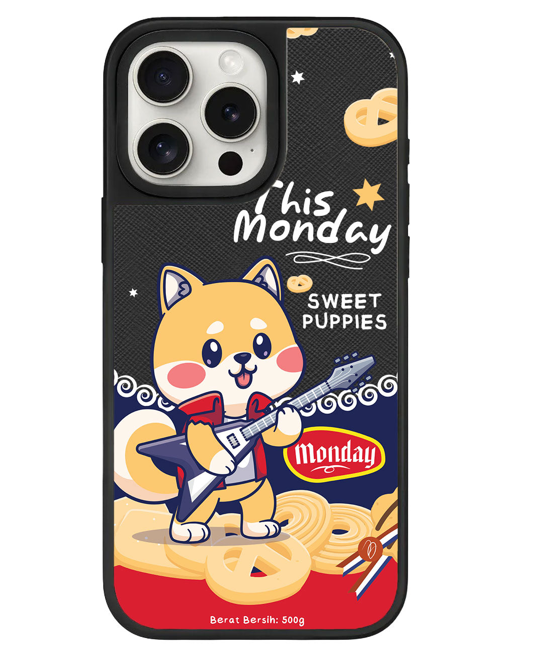 iPhone Leather Grip - Monday