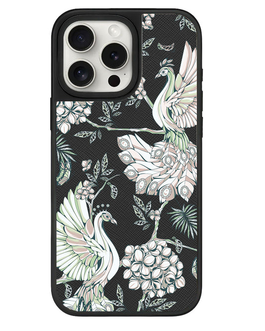 iPhone Leather Grip - Peacock 4.0