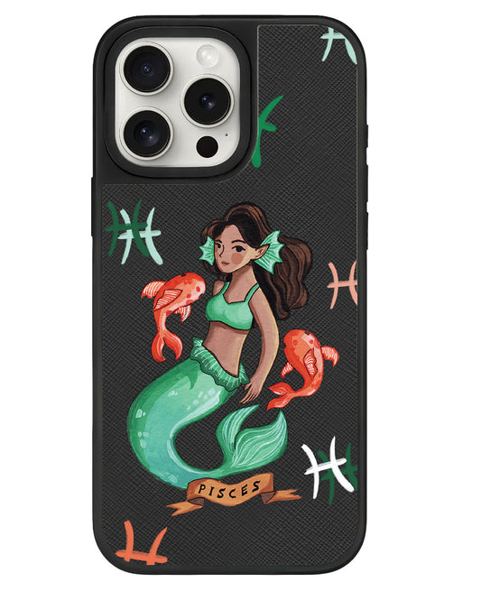 iPhone Leather Grip - Pisces