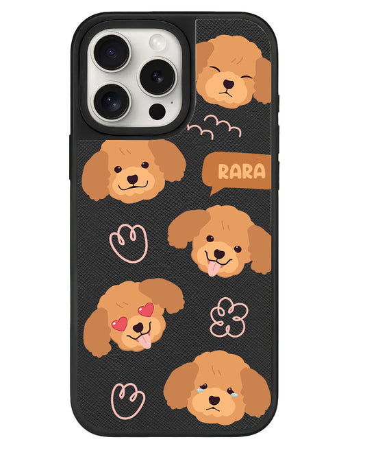 iPhone Leather Grip - Poodle Squad 3.0