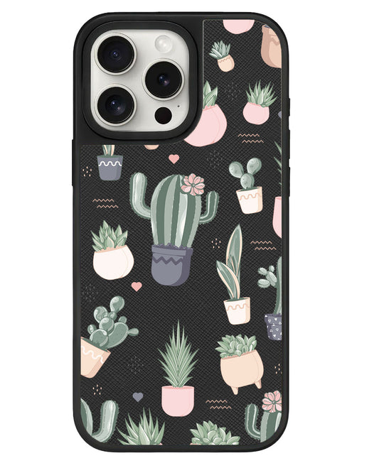 iPhone Leather Grip - Cactus 2.0