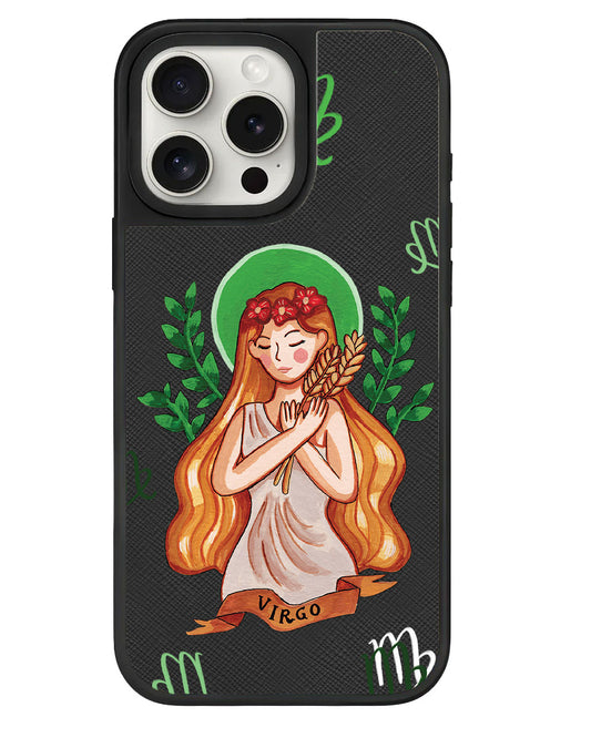 iPhone Leather Grip - Virgo