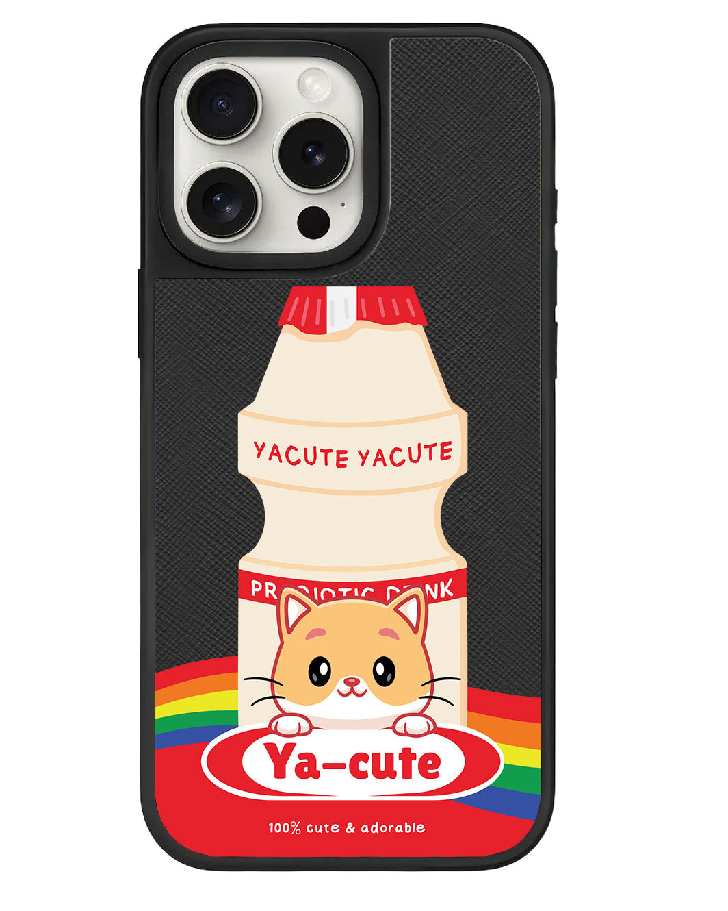 iPhone Leather Grip - Yacute Cat