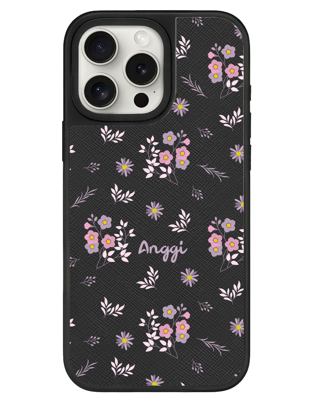 iPhone Leather Grip - Cherry Blossom