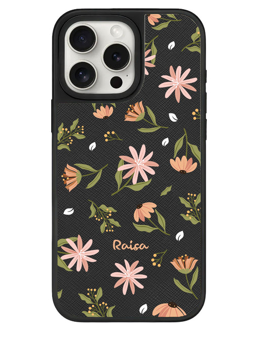 iPhone Leather Grip - Cosmos Flower