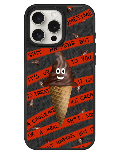 iPhone Leather Grip - Oh! Sh*t Happens