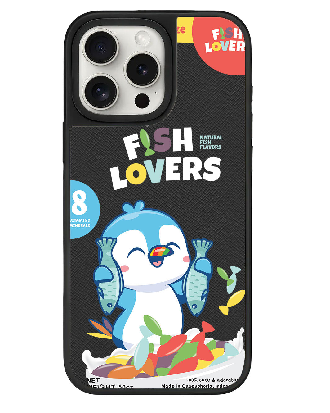 iPhone Leather Grip - Fish Lovers