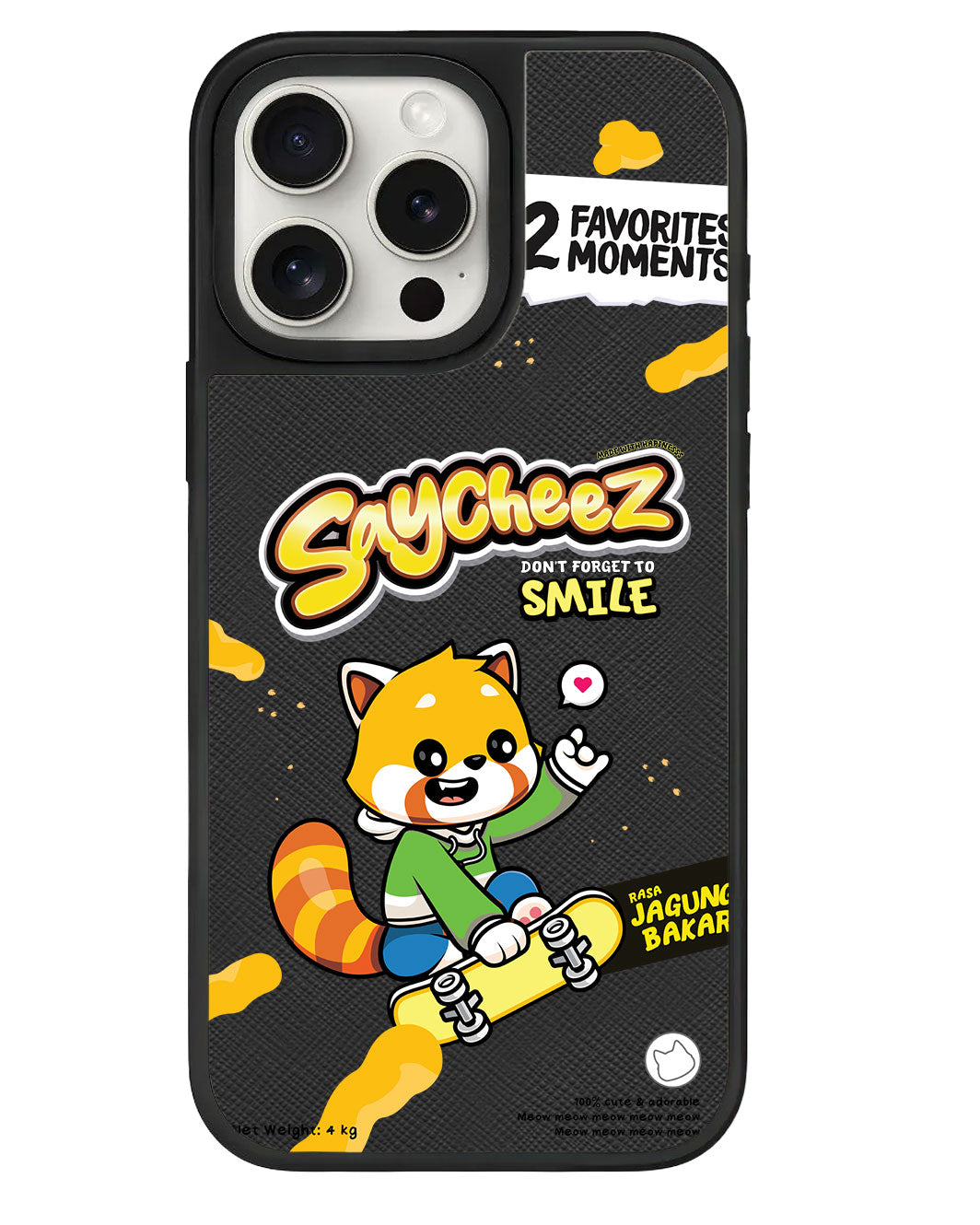 iPhone Leather Grip - Saycheez