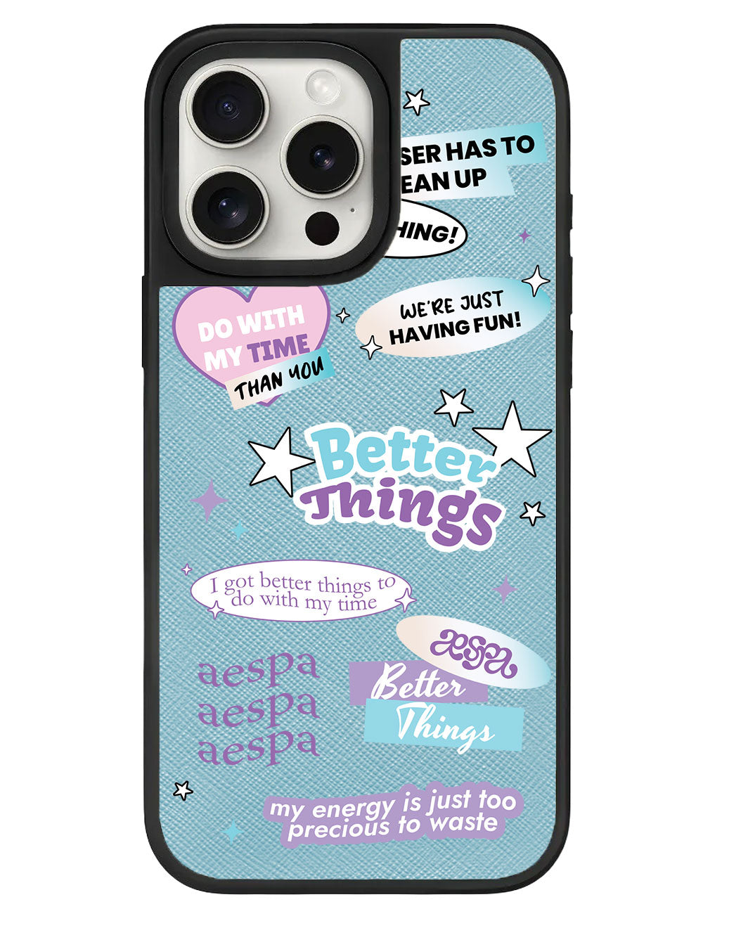 iPhone Leather Grip - Aespa Better Things