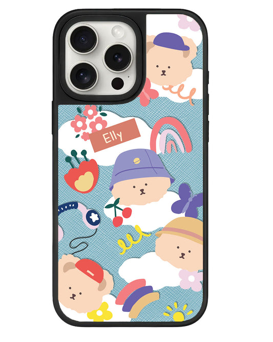 iPhone Leather Grip - Bear in Style