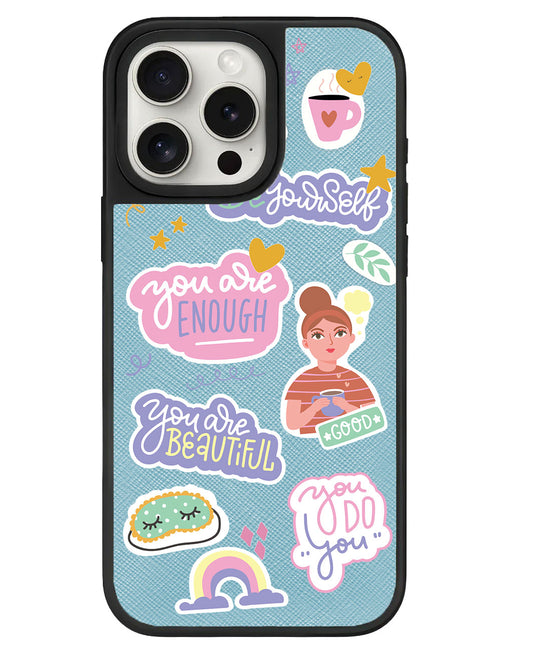 iPhone Leather Grip - Be Yourself