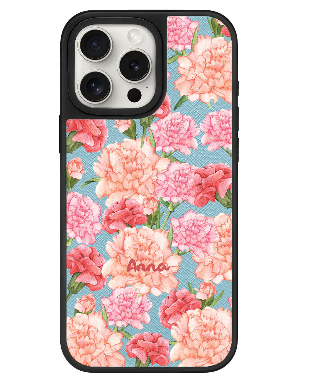 iPhone Leather Grip - January Carnation