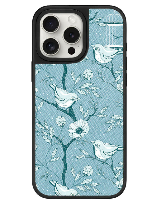 iPhone Leather Grip - Lovebird Monochrome 6.0