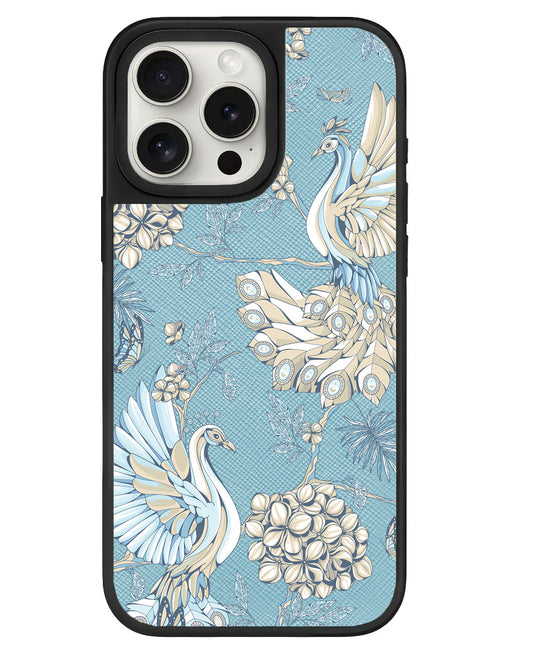 iPhone Leather Grip - Peacock 5.0