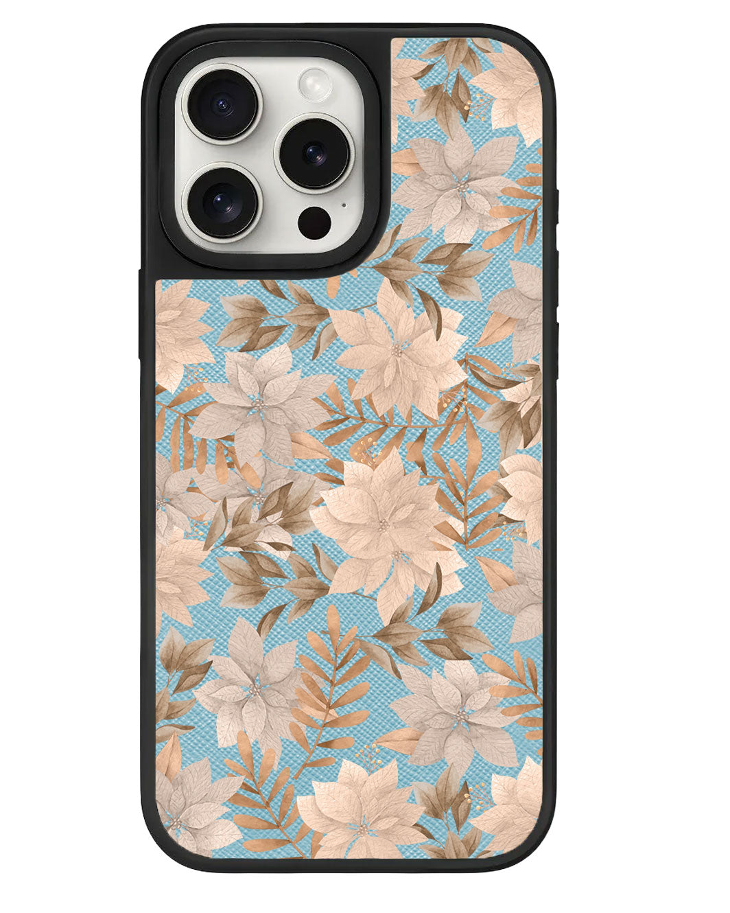 iPhone Leather Grip - Rustic Lily