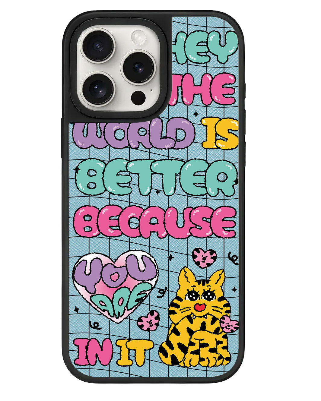 iPhone Leather Grip - You're My World