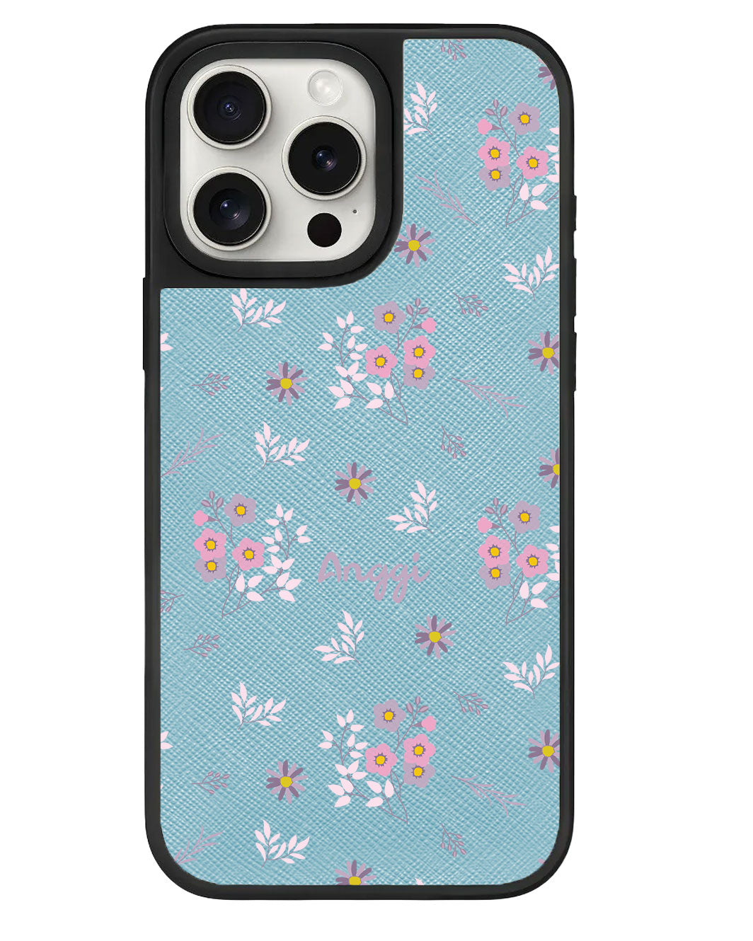 iPhone Leather Grip - Cherry Blossom