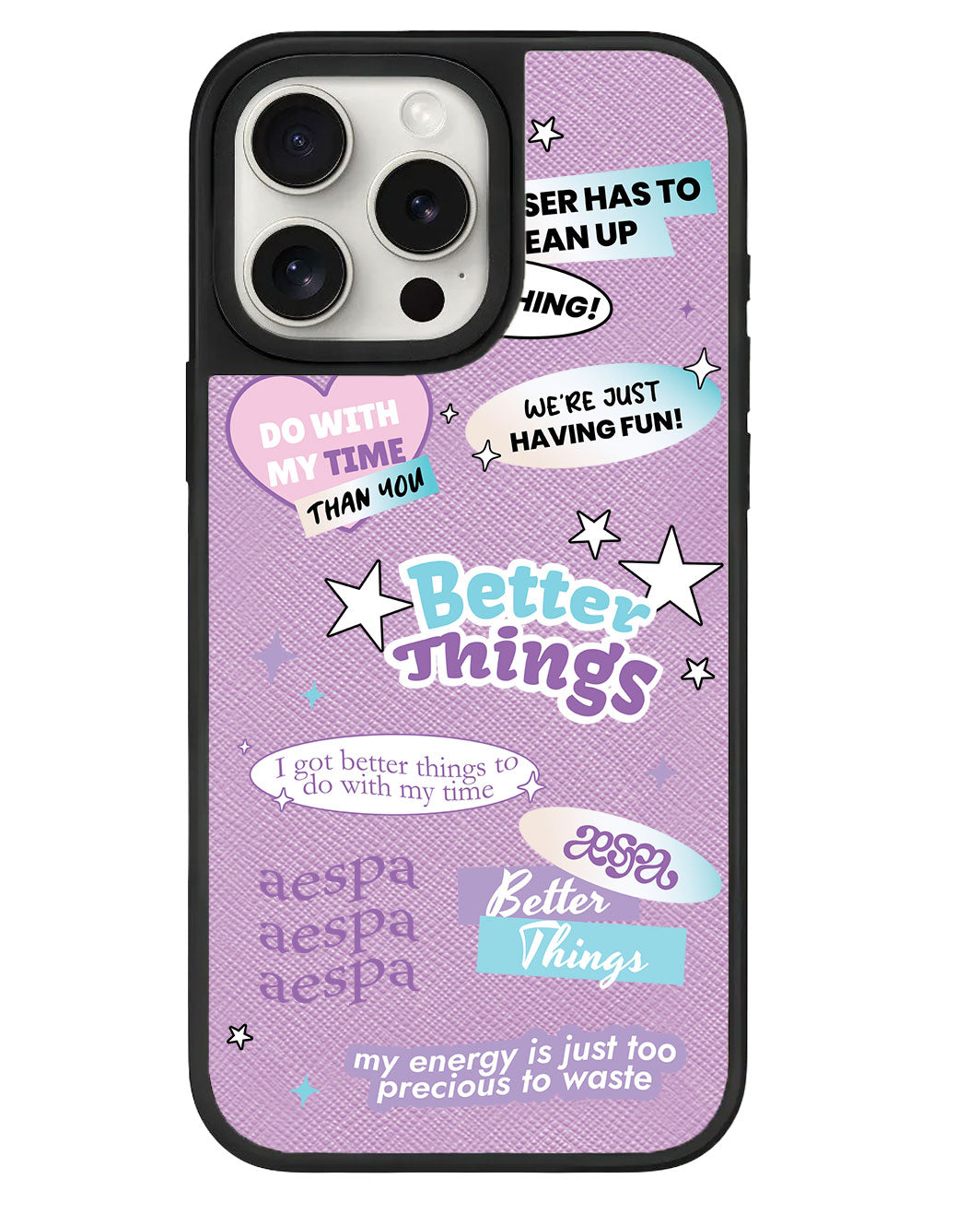 iPhone Leather Grip - Aespa Better Things