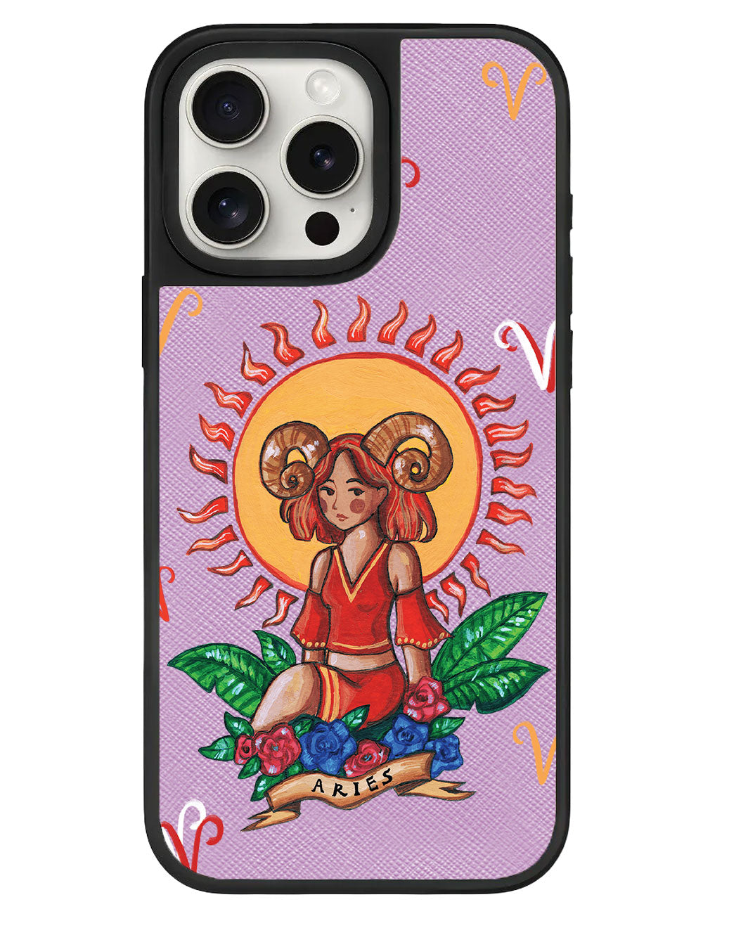 iPhone Leather Grip - Aries