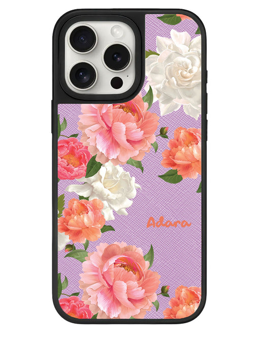 iPhone Leather Grip - August Peony