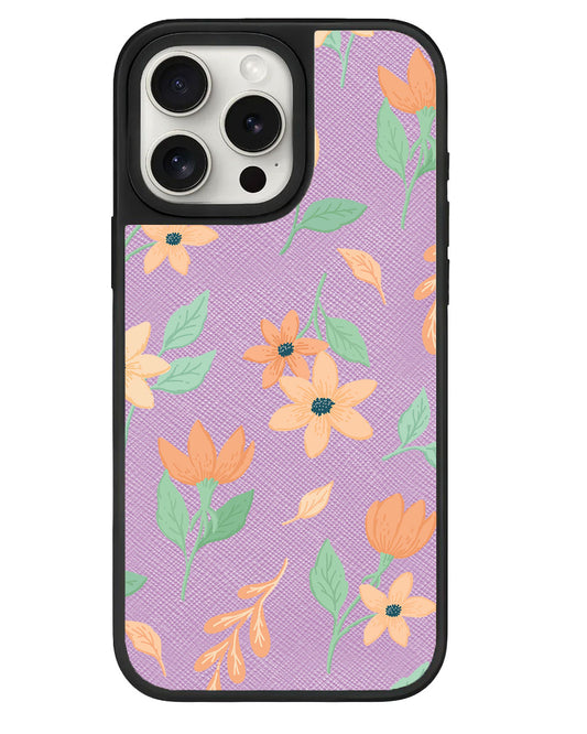 iPhone Leather Grip - Birth Flower 4.0
