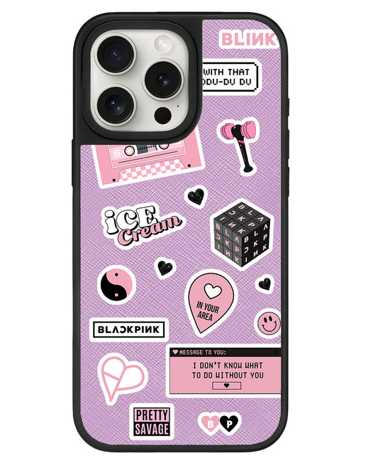 iPhone Leather Grip - Blackpink Sticker Pack