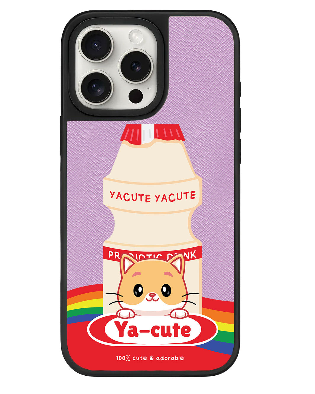 iPhone Leather Grip - Yacute Cat