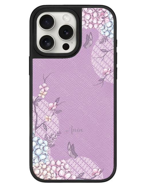 iPhone Leather Grip - Batik Floral