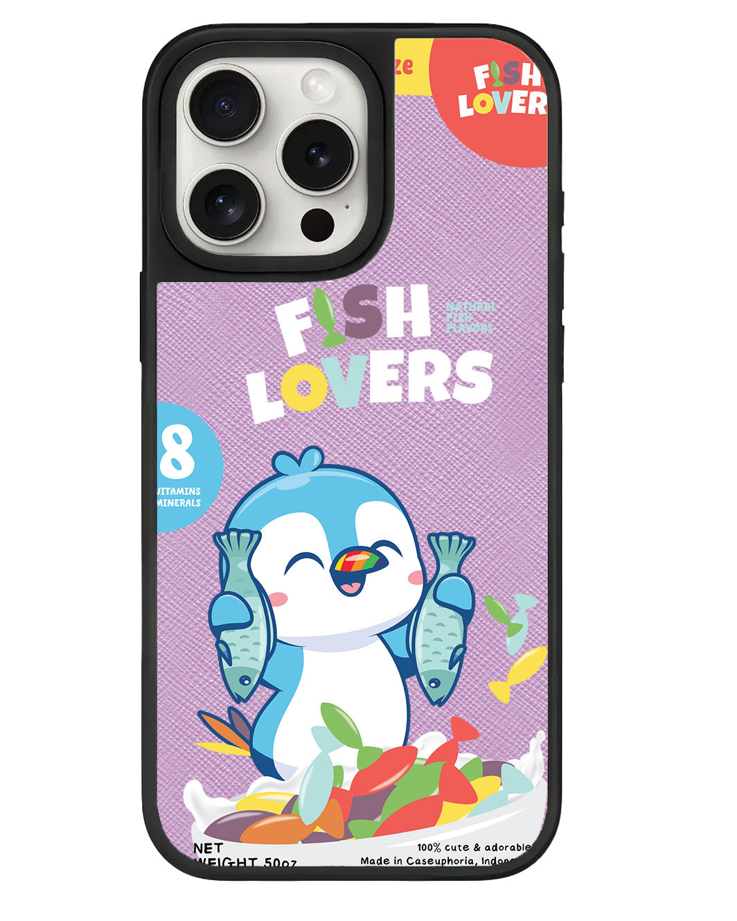 iPhone Leather Grip - Fish Lovers