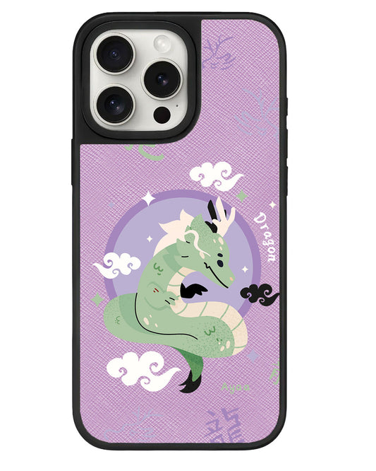 iPhone Leather Grip - Dragon (Shio / Chinese Zodiac)