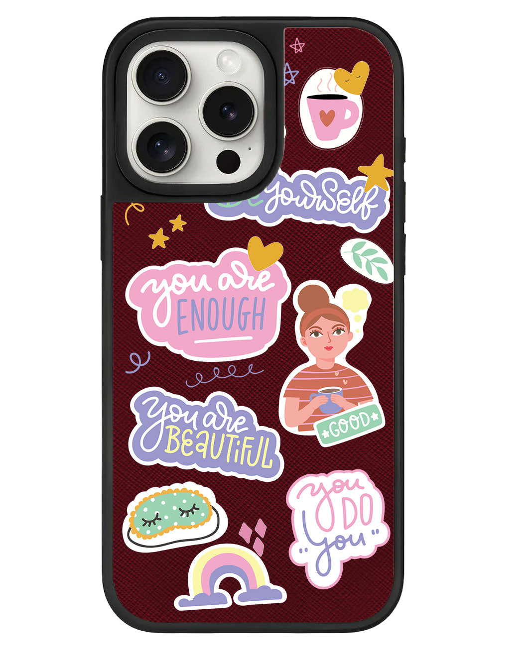 iPhone Leather Grip - Be Yourself