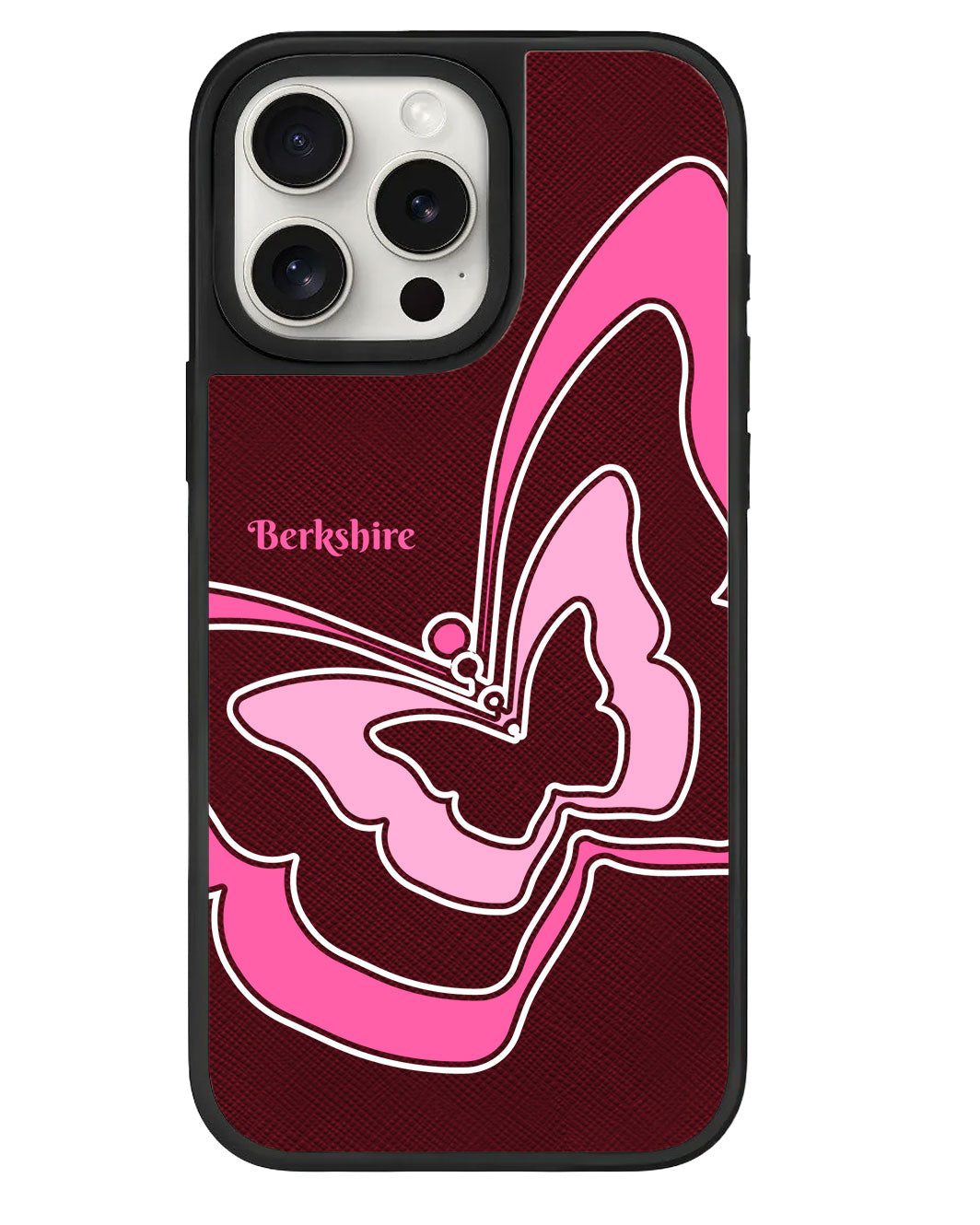 iPhone Leather Grip - Butterfly Pattern 1.0