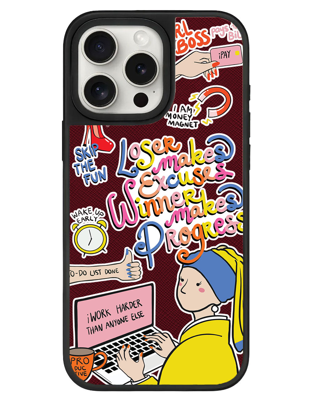 iPhone Leather Grip - Ambitch