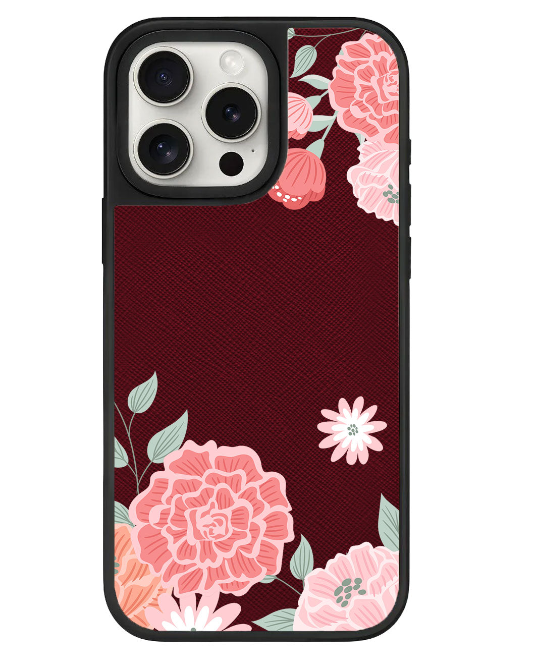 iPhone Leather Grip - Carnation