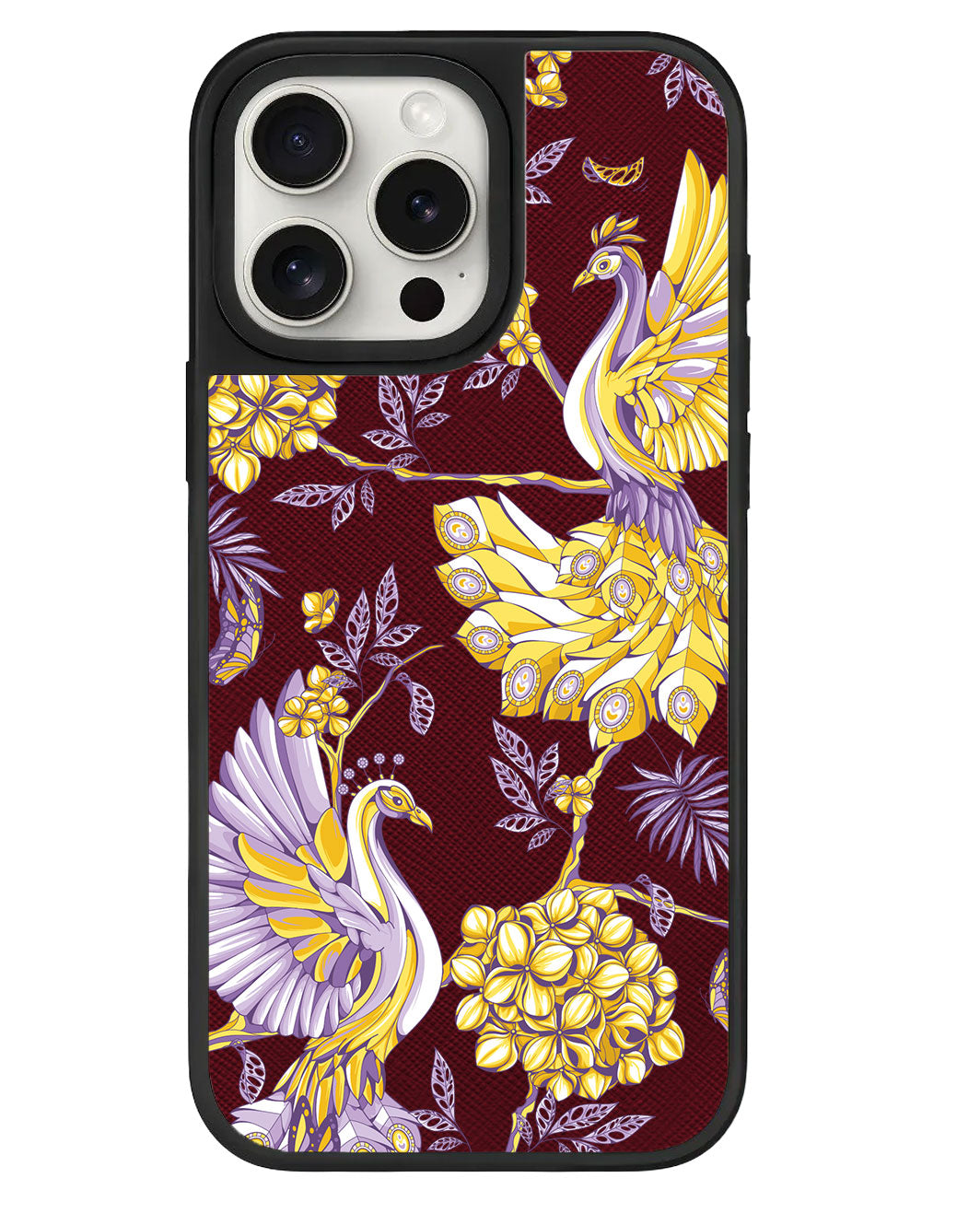 iPhone Leather Grip - Peacock 3.0