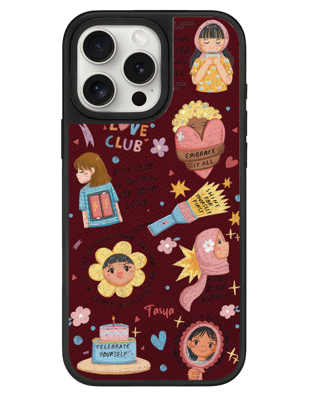 iPhone Leather Grip - Self Love Club