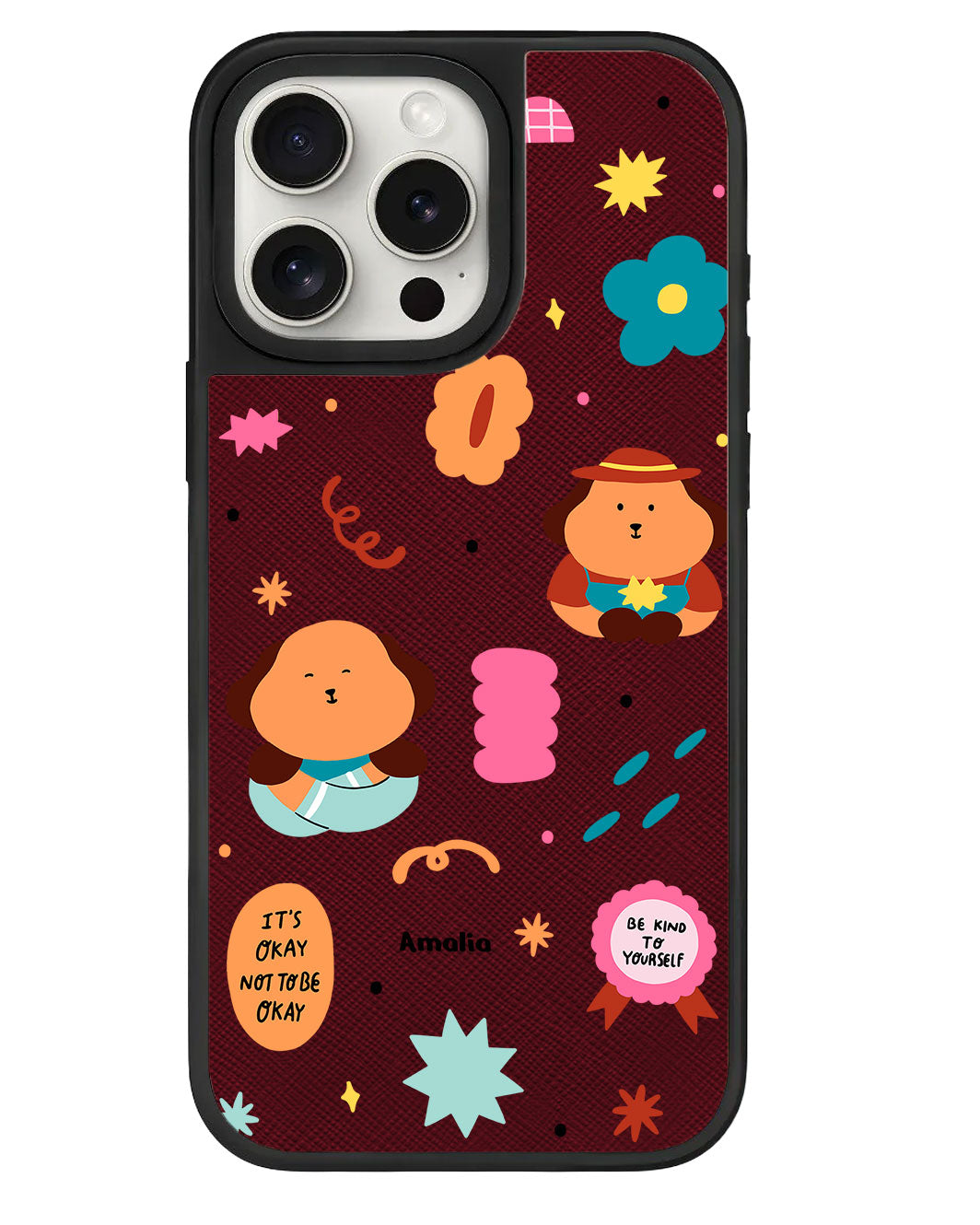 iPhone Leather Grip - Selflove Garden