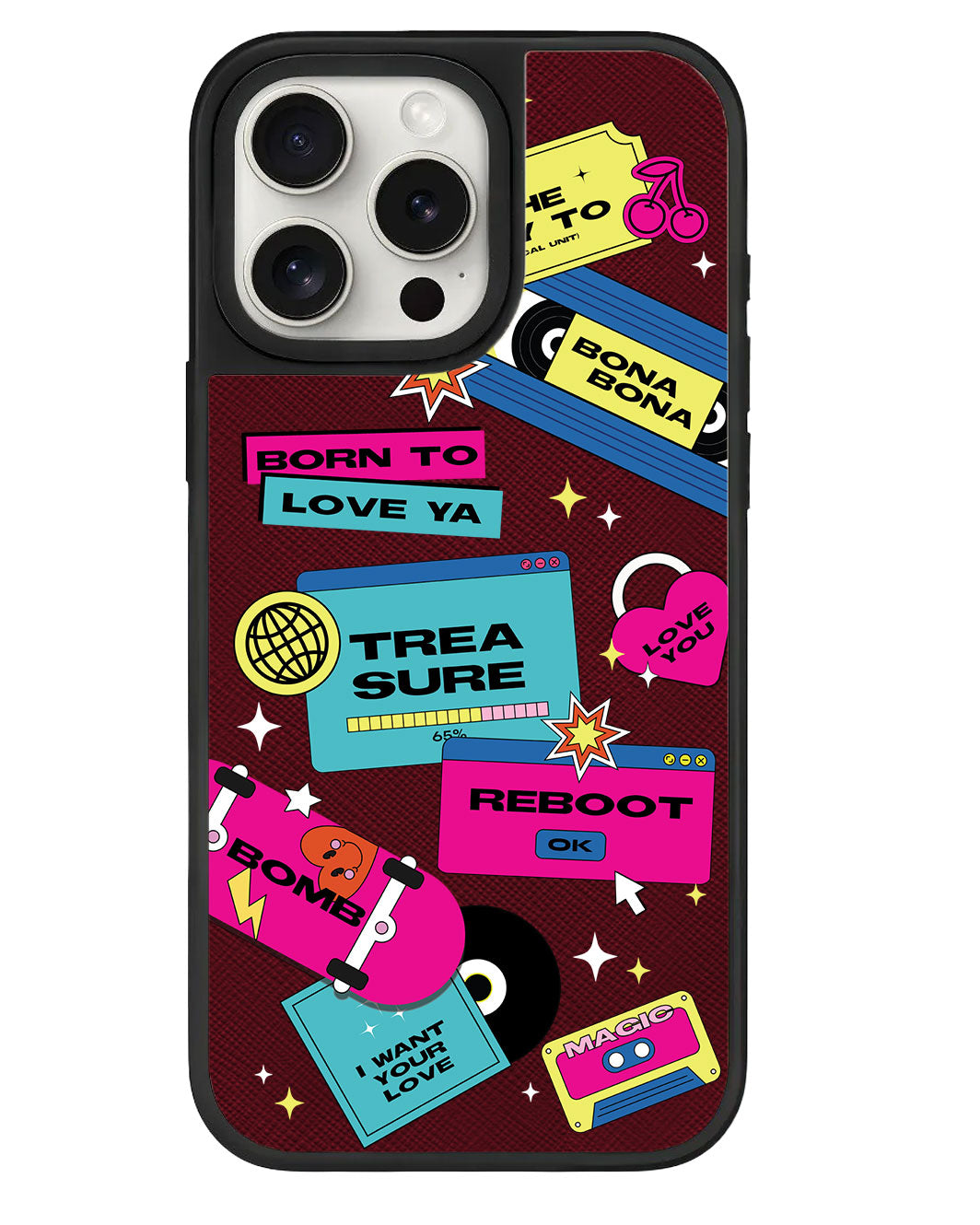 iPhone Leather Grip - Treasure Reboot