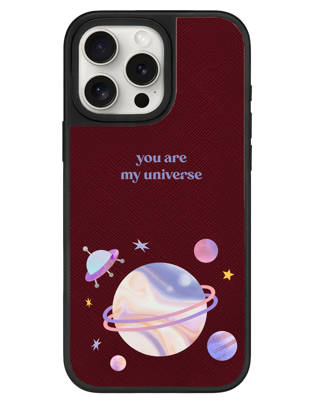 iPhone Leather Grip - My Universe