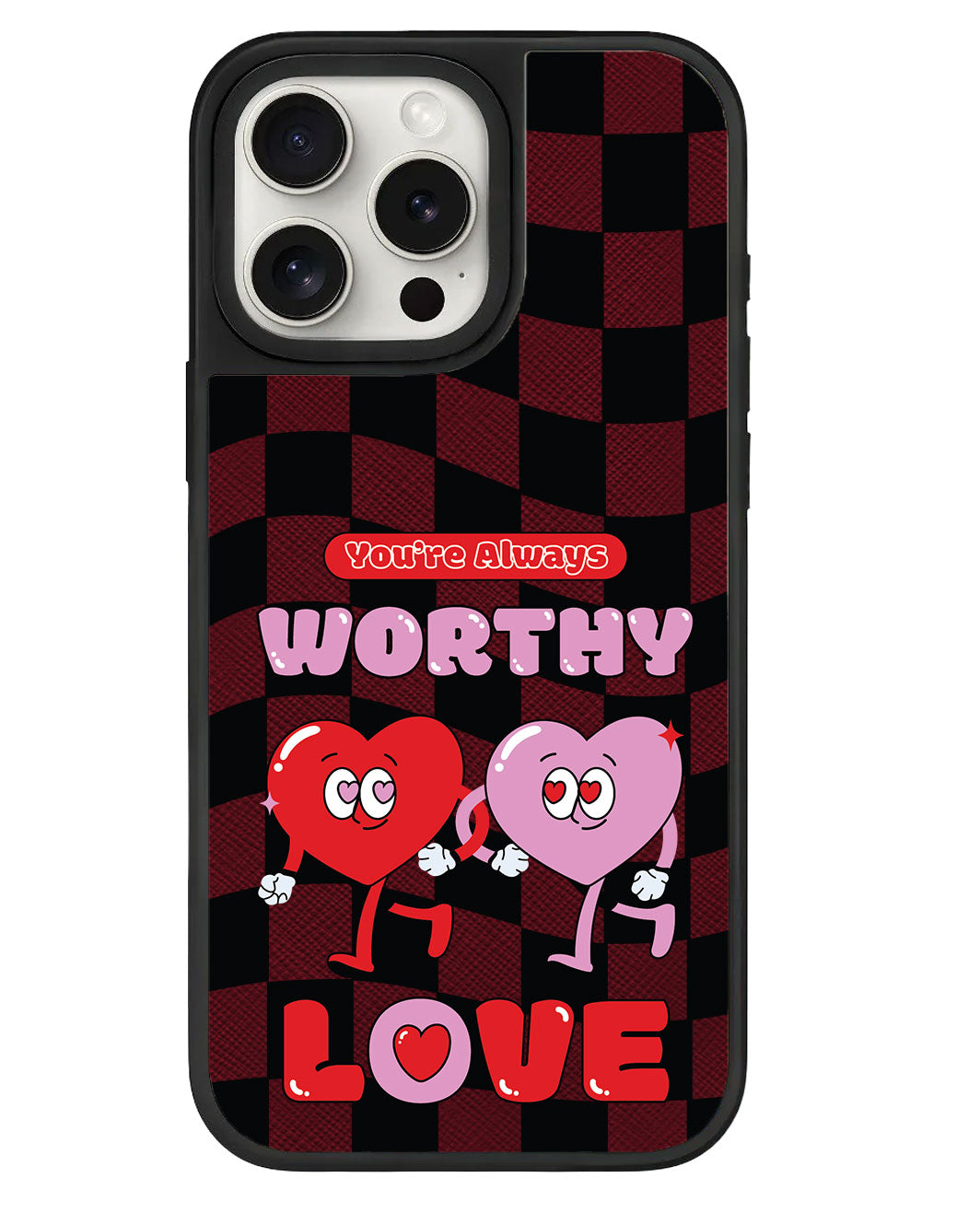 iPhone Leather Grip - Worthy Love