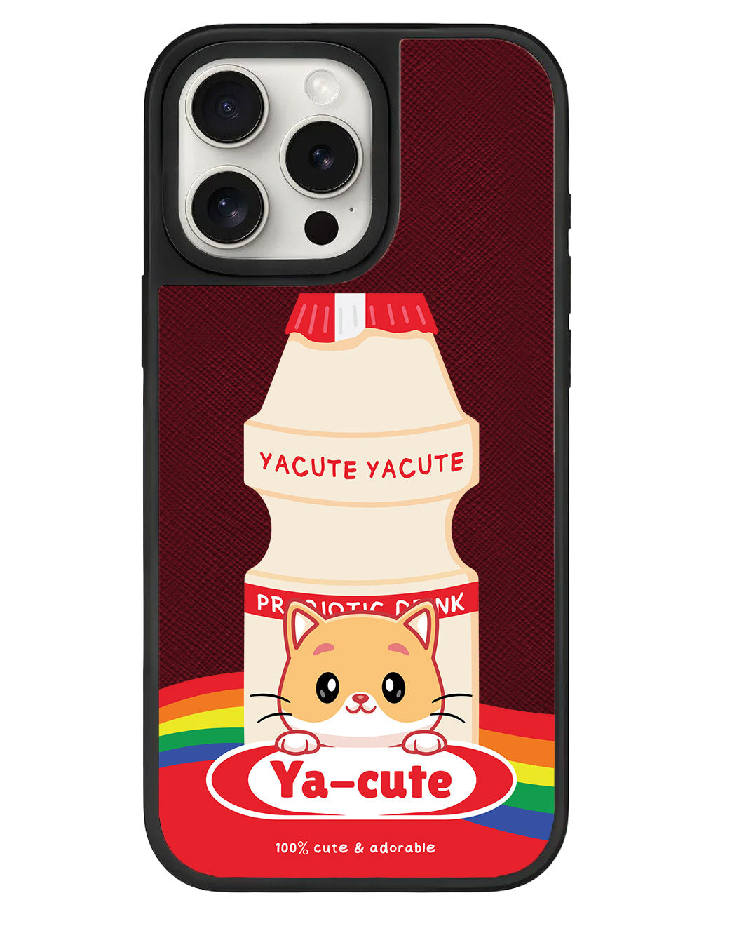 iPhone Leather Grip - Yacute Cat
