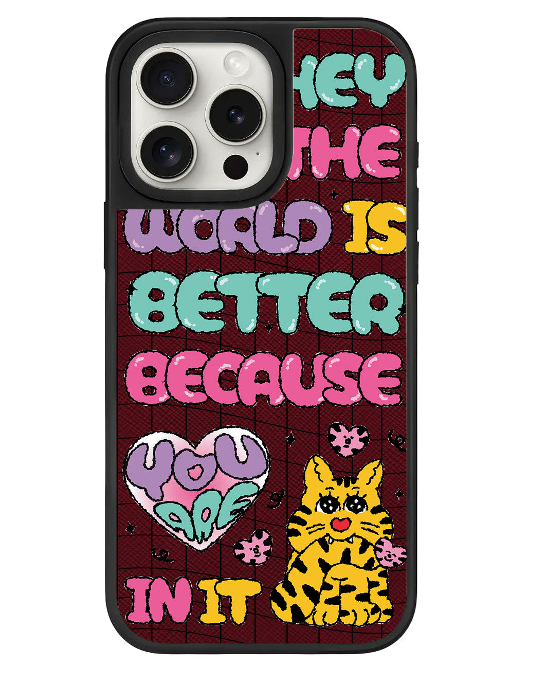 iPhone Leather Grip - You're My World
