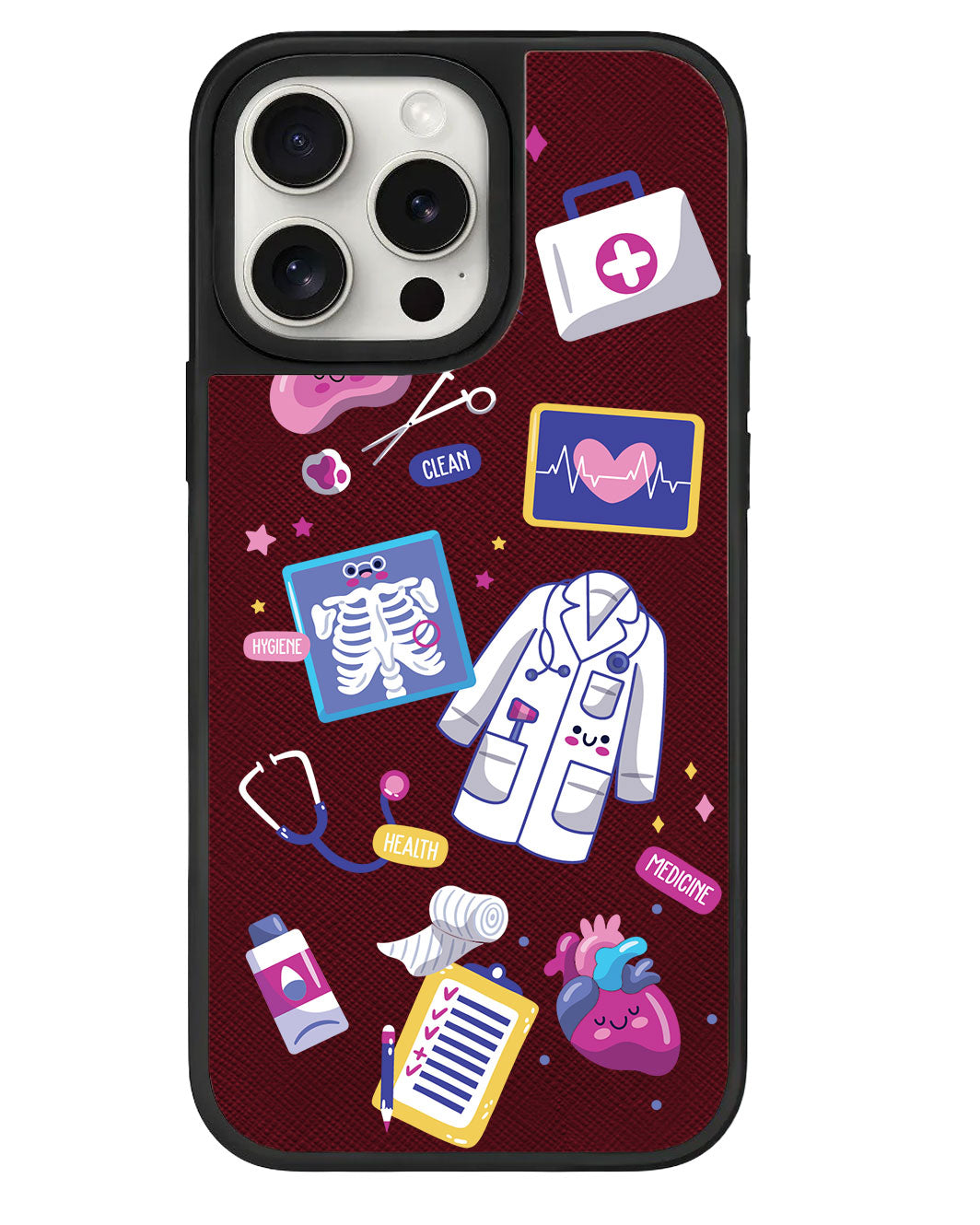 iPhone Leather Grip - Doctor