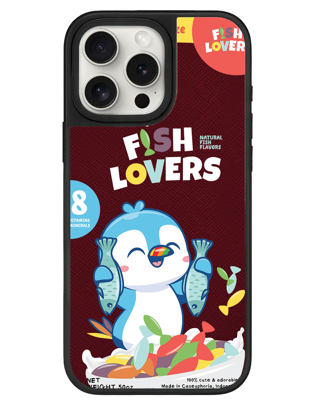 iPhone Leather Grip - Fish Lovers
