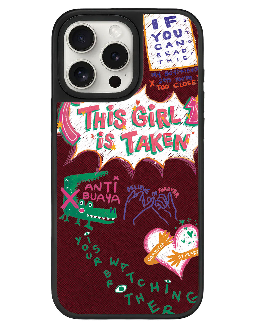 iPhone Leather Grip - Pelakor Proof (For Her)